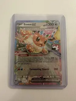Pokemon Eevee EX Prize Pack Series 7 Promo Card NM/LP Stamp - Image 1