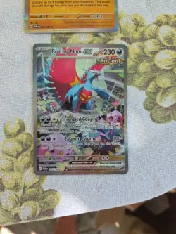 Roaring Moon EX 251/182 Special Illustration Rare NM Pokemon Card - Image 1