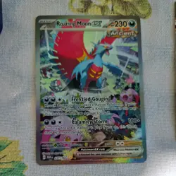 Roaring Moon EX 251/182 Special Illustration Rare NM Pokemon Card - Image 2