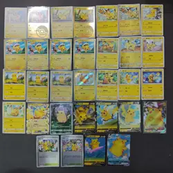Pokemon Trading Card Game TCG Pikachu Master Reverse Ball Holo Lot*32 FM - Image 1