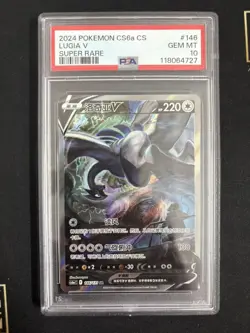 2025 Pokemon TCG Chinese Lugia V CS6aC 146/131 SR Holo Alt Art PSA 10 - Image 1