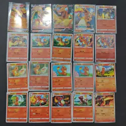 Pokemon TCG Charizard Charmander Charmeleon Master Ball Holo Lot* 20 FM - Image 1