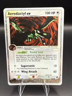 2003 Pokemon EX Sandstorm Aerodactyl ex Holo #94/100 MP - Image 1