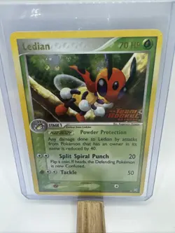 Pokemon TCG Ledian Ex Team Rocket Returns 23/109 Reverse Holo Rare Stamped - Image 1