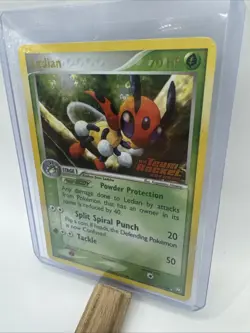 Pokemon TCG Ledian Ex Team Rocket Returns 23/109 Reverse Holo Rare Stamped - Image 3