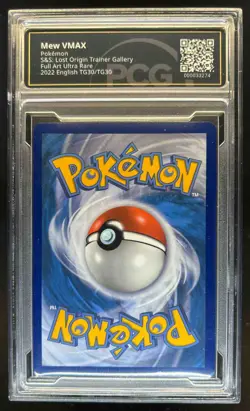 2022 Pokemon SWSH Lost Origin Mew VM Trainer Gallery Rare #TG30/TG30 PCG 9.5 - Image 2