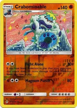 Pokemon Unbroken Bonds Crabominable Reverse Holo 105/214 - Image 1