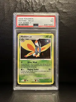 Pokemon POP Series 7 Mothim Holo PSA 7 Near Mint - Image 1