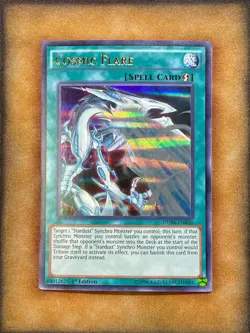 Yugioh Cosmic Flare DUSA-EN036 Ultra Rare 1st Ed NM - Image 1