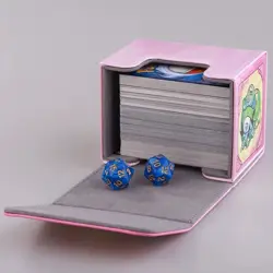 Game Card Storage Box Pokemon Pink Mew Hard Case Holder PTCG Desk Game Case - Image 3