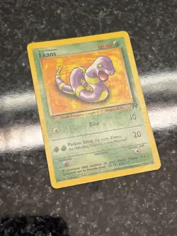 Ekans 56/82 Team Rocket Regular Common LP Vintage Pokemon Card 2000 WOTC - Image 2