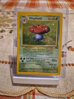 Vileplume Pokemon Card 80 HP Holo Rare Jungle Set - Image 1