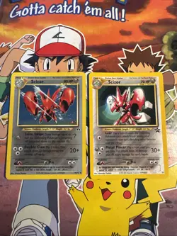 Scizor 10/75 Scizor Promo Neo Discovery 2001 Holo Rare WOTC Pokemon Card TCG - Image 1
