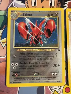 Scizor 10/75 Scizor Promo Neo Discovery 2001 Holo Rare WOTC Pokemon Card TCG - Image 2