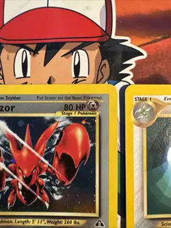 Scizor 10/75 Scizor Promo Neo Discovery 2001 Holo Rare WOTC Pokemon Card TCG - Image 5