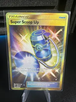 Super Scoop Up 166/147 Burning Shadows Rare Secret Card NM Condition - Image 1