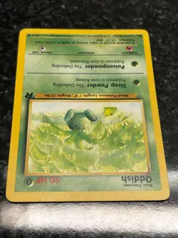 Oddish 63/82 Team Rocket Regular Common LP Vintage Pokemon Card 2000 WOTC - Image 4