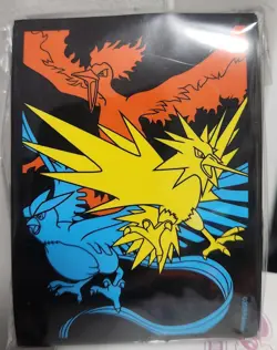 Pokemon Card Articuno Moltres Zapdos Hidden Fates Protective Sleeves 65x Sealed - Image 1
