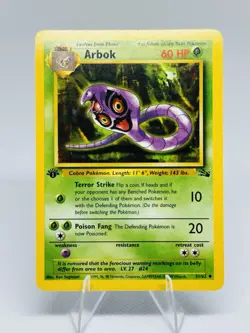 Arbok 1st Edition Team Rocket 31/62 Pokemon Card (Non-Holo, 2000 WOTC) LP/NM - Image 1