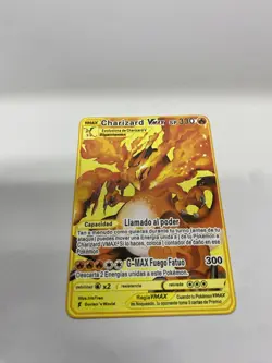 Charizard VMAX Gold Metal Pokemon Card-Collectible Gift Display！PRETTY - Image 2