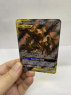 Umbreon&Darkrai GX Gold Metal Pokemon Card-Collectible Gift Display！PRETTY - Image 1