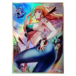 ONE PIECE Nami OPCG Card Sleeves 67X92mm | Playmat With Zones | Card Storage box - Image 3
