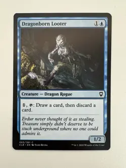Dragonborn Looter MTG Magic the Gathering Card NM Near Mint CLB - Image 1