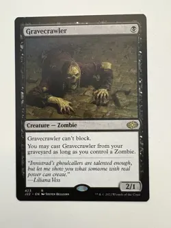 Gravecrawler MTG Magic the Gathering Card NM Near Mint J22 - Image 1