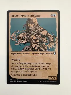 Imoen Mystic Trickster Showcase MTG Magic the Gathering Card NM Near Mint CLB - Image 1