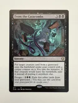 From the Catacombs MTG Magic the Gathering Card NM Near Mint CLB - Image 1
