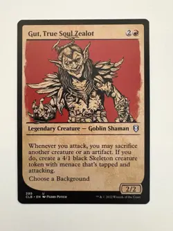 Gut True Soul Zealot Showcase MTG Magic the Gathering Card NM Near Mint CLB - Image 1