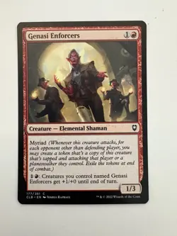 Genasi Enforcers MTG Magic the Gathering Card NM Near Mint CLB - Image 1
