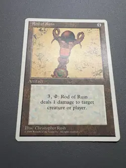 Rod of Ruin HP MTG Magic The Gathering 1995 - Image 1