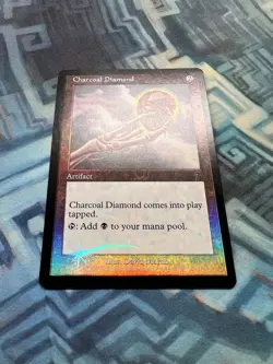 MTG Foil Charcoal Diamond NM- Unplayed 7th Edition - Image 2