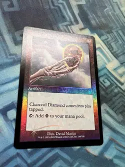MTG Foil Charcoal Diamond NM- Unplayed 7th Edition - Image 5
