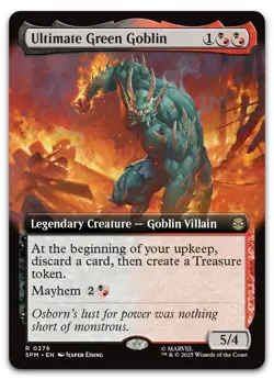 Ultimate Green Goblin (Extended Art) #276 (NM) Spider-Man SPM Magic MTG - Image 1