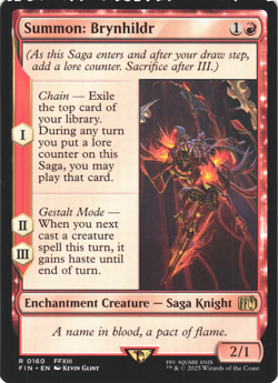 MTG Final Fantasy Summon: Brynhildr - Image 1