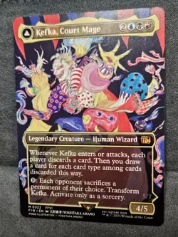 MTG - Kefka, Court Mage (0322) (Borderless) - FINAL FANTASY NM - Image 3