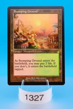 MTG Stomping Ground (Retro Frame) Ravnica Remastered Regular #413 - Image 1