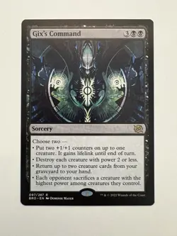 Gix’s Command MTG Magic the Gathering Card NM Near Mint BRO - Image 1