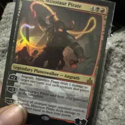 Angrath, Minotaur Pirate *FOIL* Rivals of Ixalan MTG Magic the Gathering - Image 3