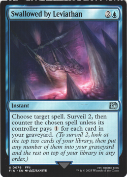 MTG Final Fantasy Swallowed by Leviathan - Image 1