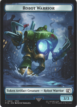 MTG Final Fantasy Robot Warrior/Hero double side - Image 1