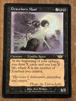 Graveborn Muse 73/145 Legions MTG MP Magic The Gathering - Image 1