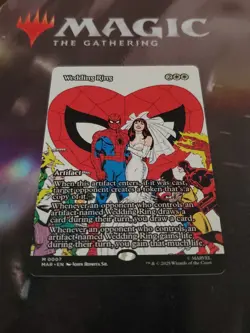 Mtg. Wedding Ring. Borderless. Marvel Universe Eternal-Legal. Pack Fresh - Image 1