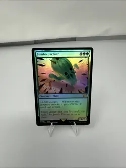 MTG Jumbo Cactuar - Foil, NM-Mint, English Final Fantasy - Image 1