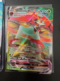 Orbeetle Vmax 021/185 Inteleon Vmax 050/192 Full Art Rare Pokemon Cards Mint - Image 2