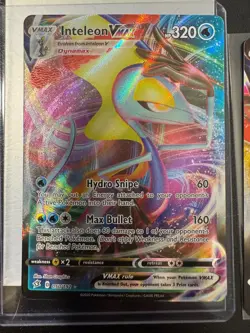 Orbeetle Vmax 021/185 Inteleon Vmax 050/192 Full Art Rare Pokemon Cards Mint - Image 3