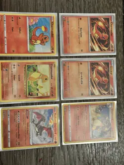 Lot of Charmander / Charizard Pokemon Cards - 6 Cards Total - Image 1
