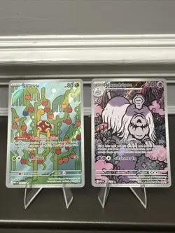 Pokemon TCG Mega Evolution Illustration Rares - Shuckle 136 & Houndstone 145 - Image 1